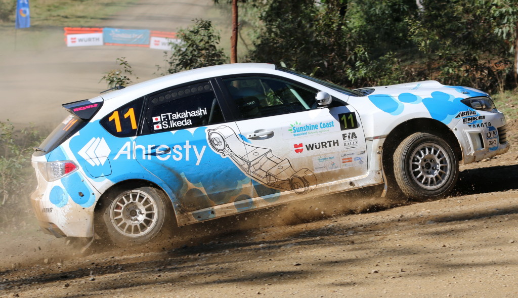 RQ15 - Fuyuhiko Takahashi Ahresty Subaru Impreza 2015 Rally Queensland - APSM_ms