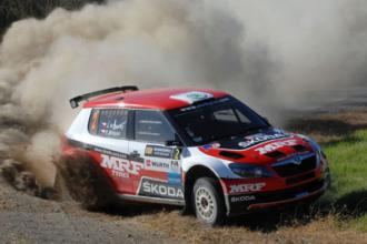 Kopecký takes comfortable lead at VINZ International Rally of Whangarei