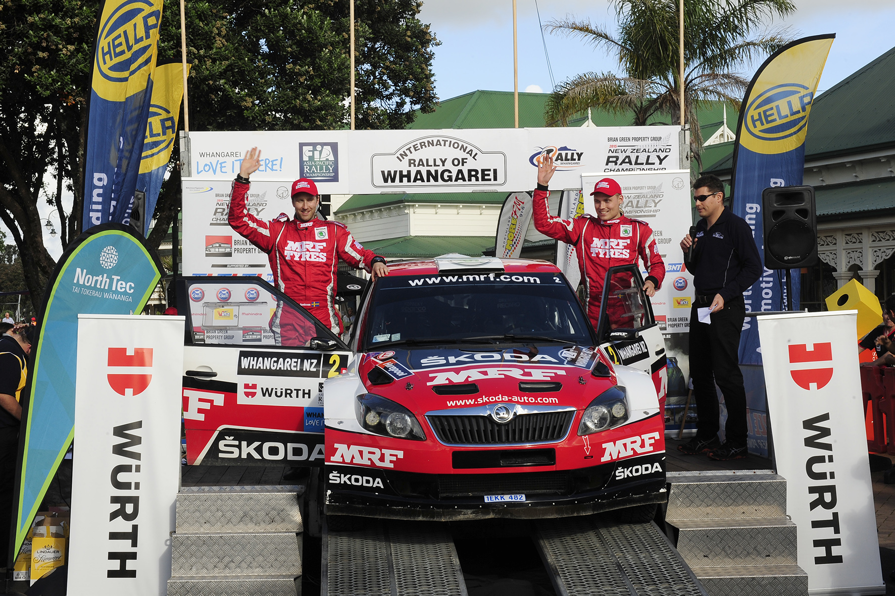 Debut win for Tidemand at International Rally of Whangarei