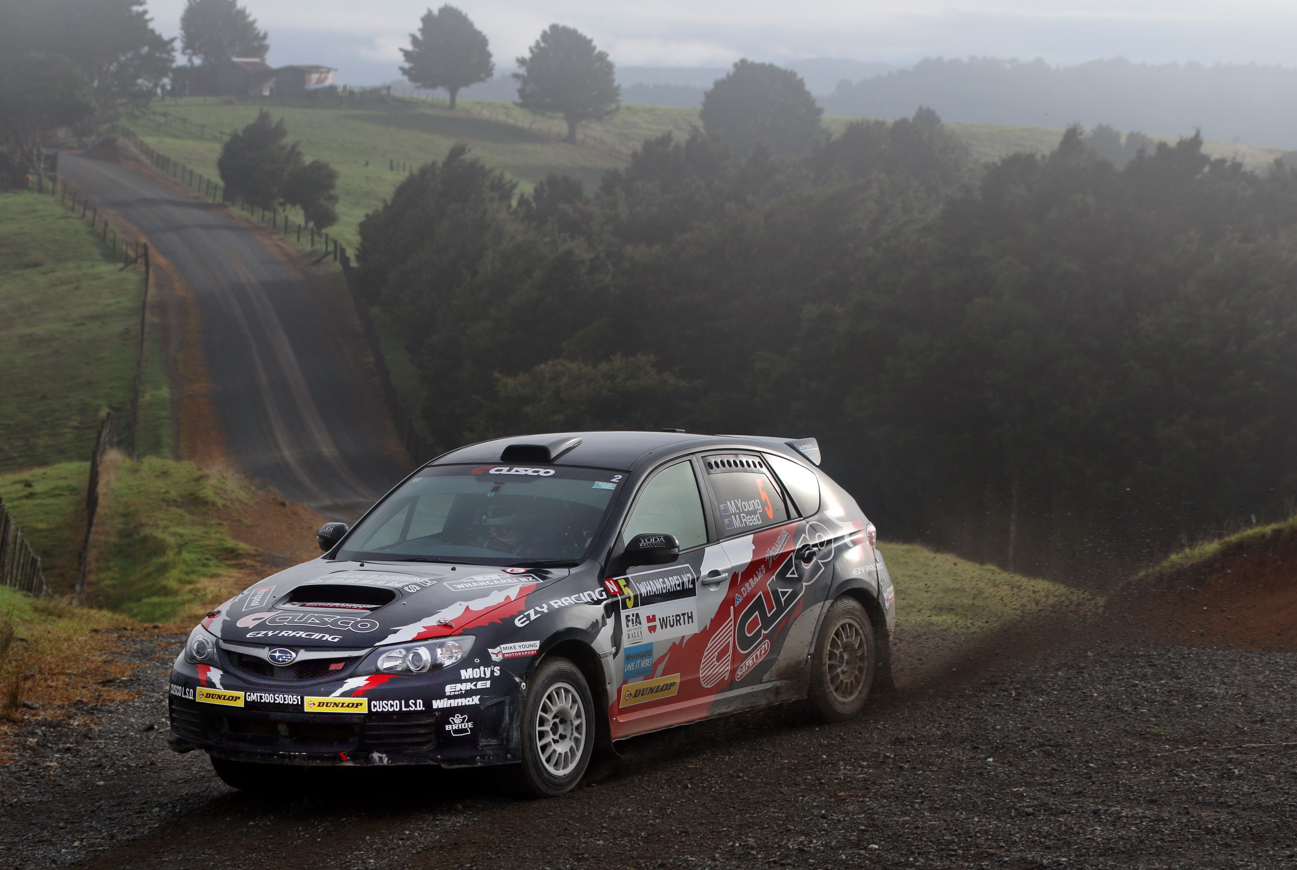 Cyclone bypasses coming International Rally of Whangarei