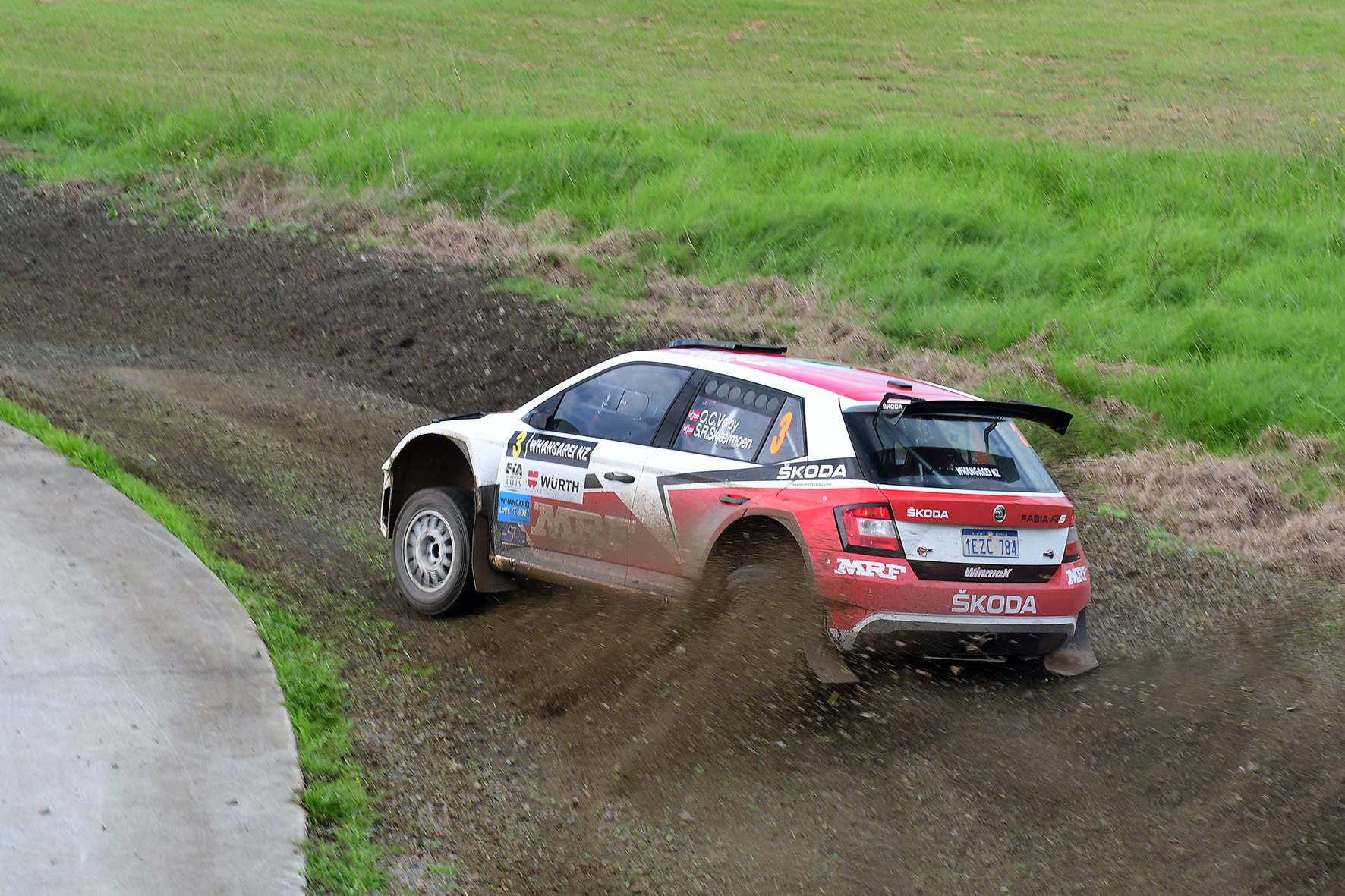 Norwegian pairing top International Rally of Whangarei shakedown