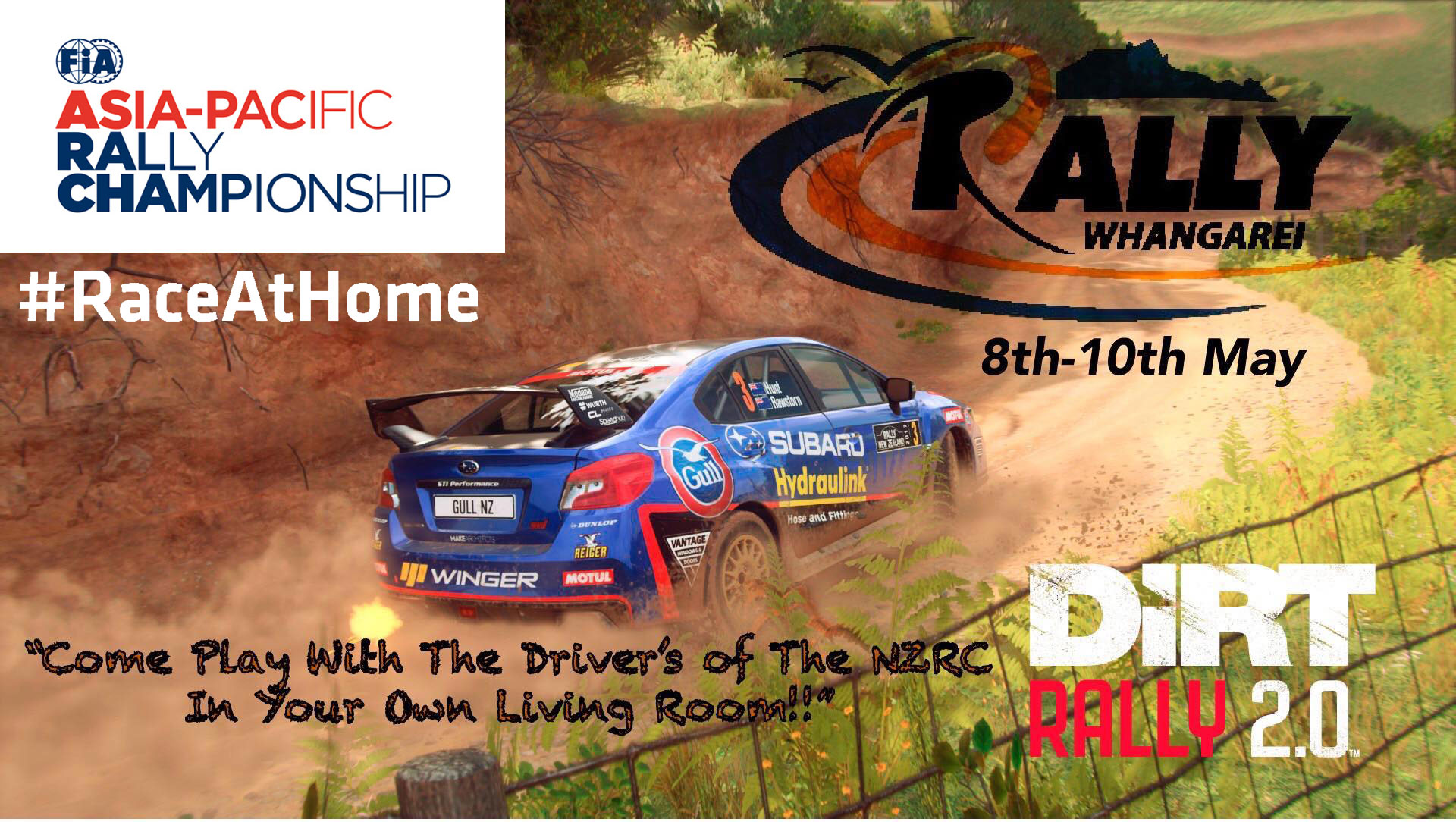 Digital APRC launches online International Rally of Whangarei