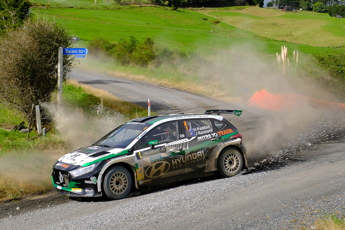 Paddon holds overnight lead at International Rally of Whangārei