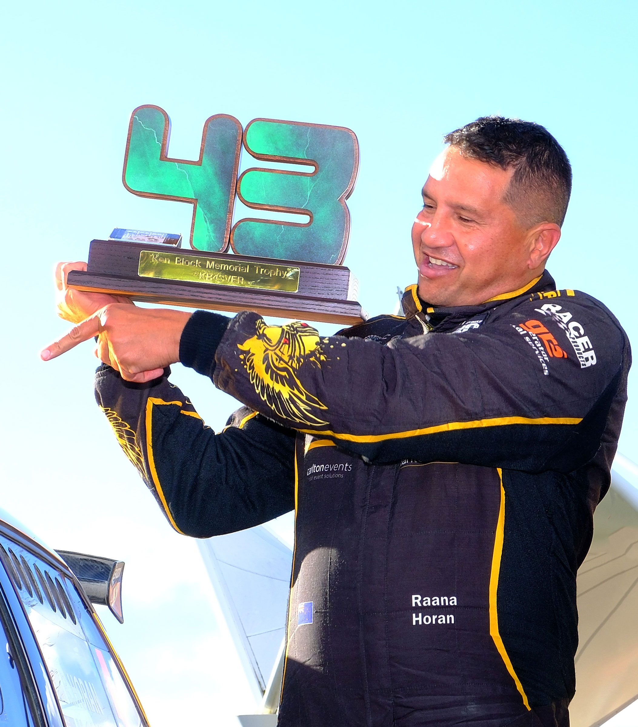 Ken Block Memorial trophy winner still beaming